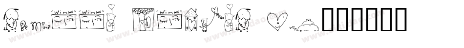 Sweet Hearts BV字体转换